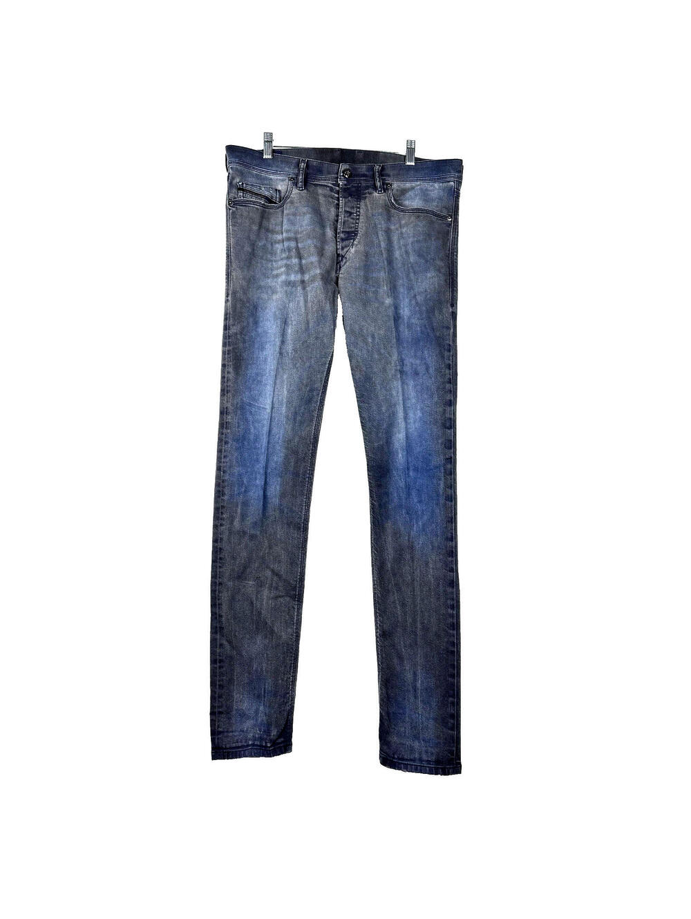 Diesel Tepphar Mens 34x34 Slim Carrot Stretch Denim Jeans Wash 0857V Y2K